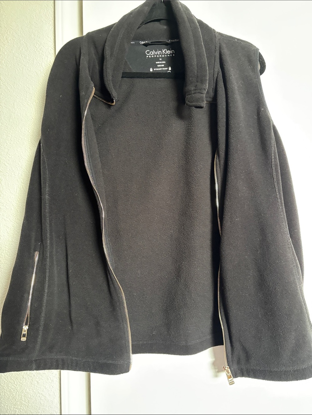 Calvin Klein Performance Black Fleece Jacket